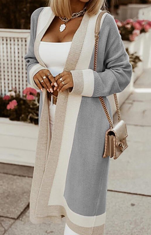 Warm Knitted Cardigan In Autumn And Winter