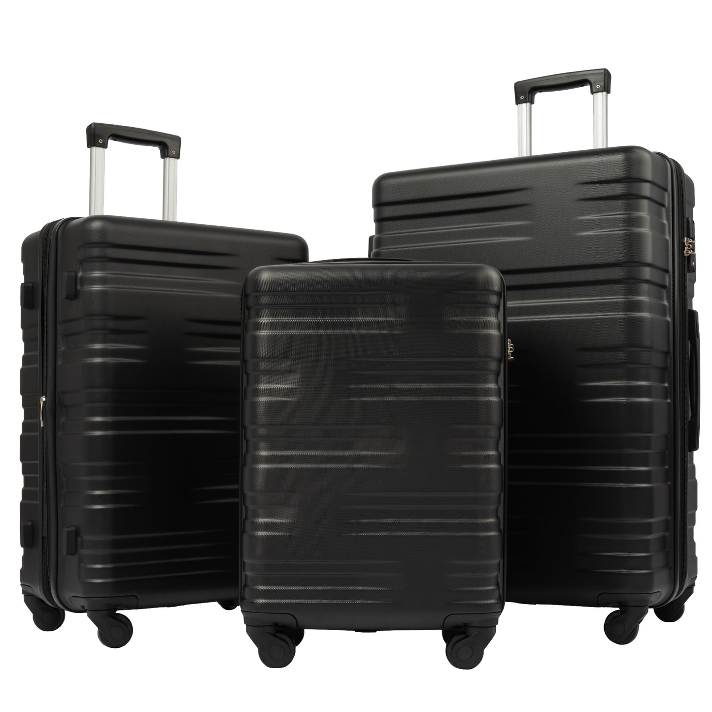 Hardshell Luggage Sets 3 Pcs Spinner Suitcase with TSA Lock Lightweight 20\'\'24\'\'28\'\'