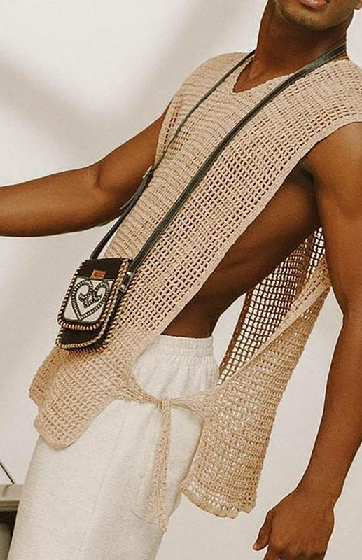 Men's Sleeveless Breathable Mesh Tank Top