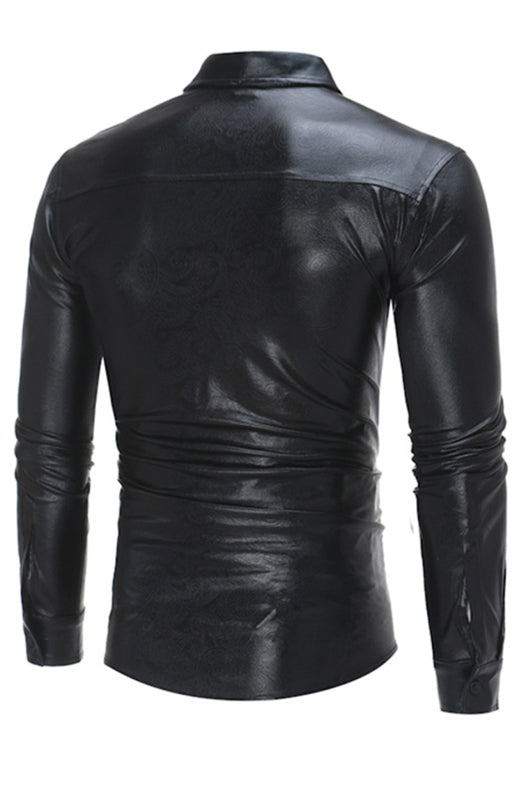 Men's Fashion Classic Leather Jacket