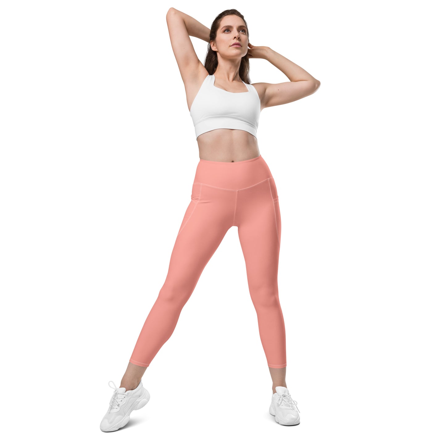 GYMTOK BOUTIQUE CORAL Leggings with pockets