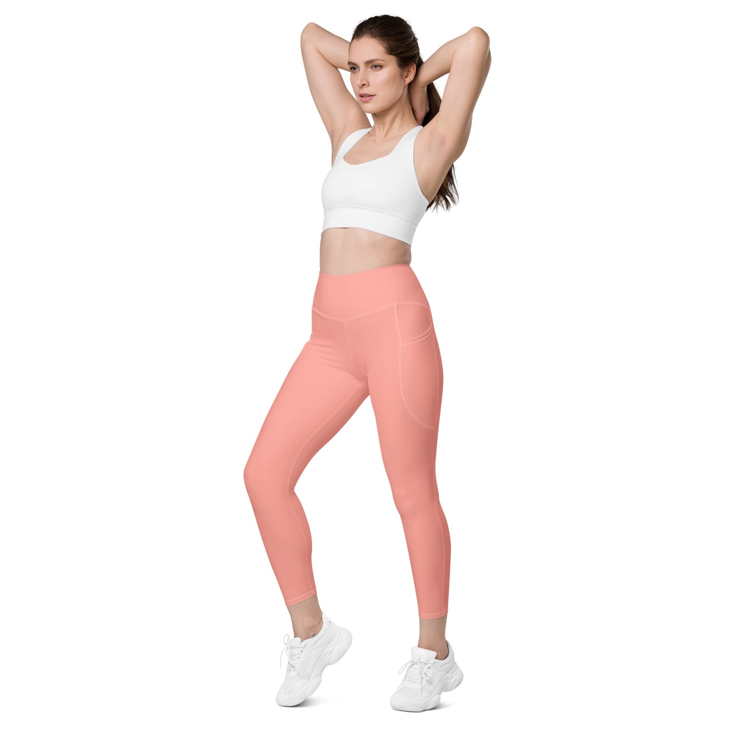 GYMTOK BOUTIQUE CORAL Leggings with pockets