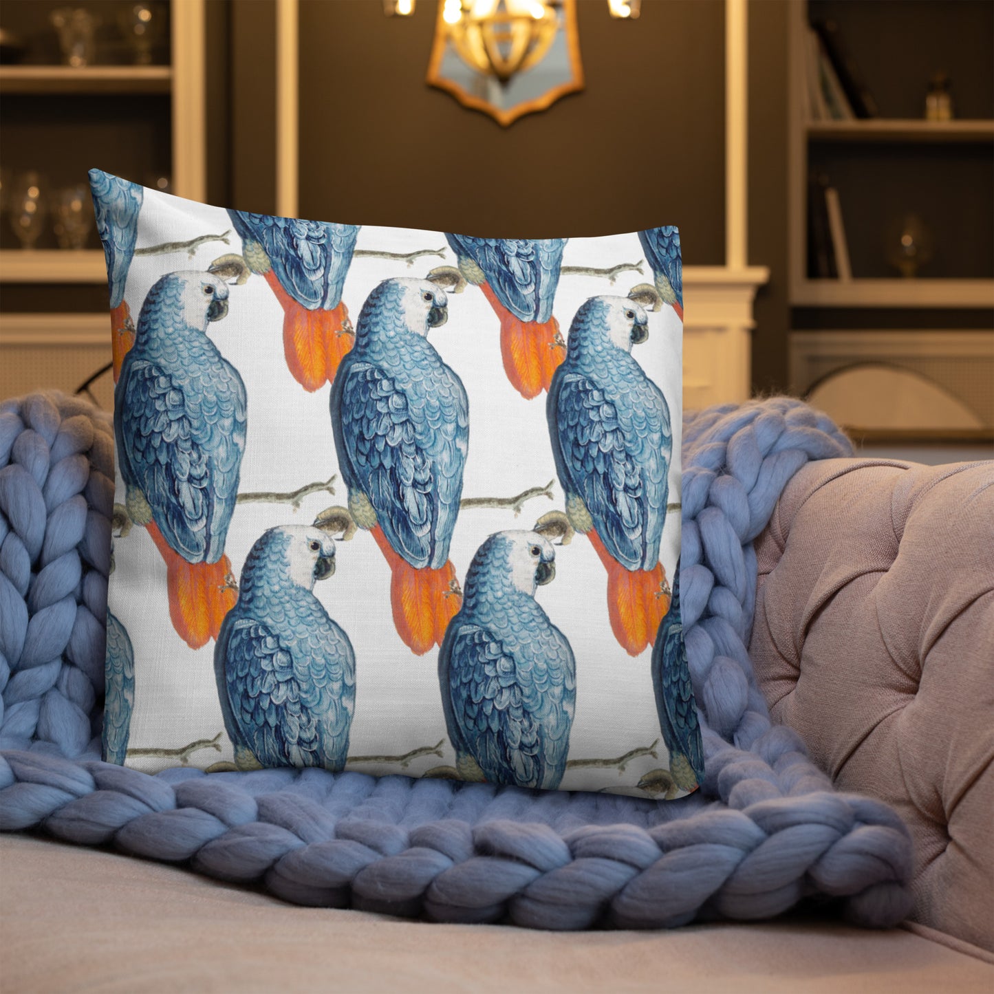 BLUE PARROT Premium Pillow