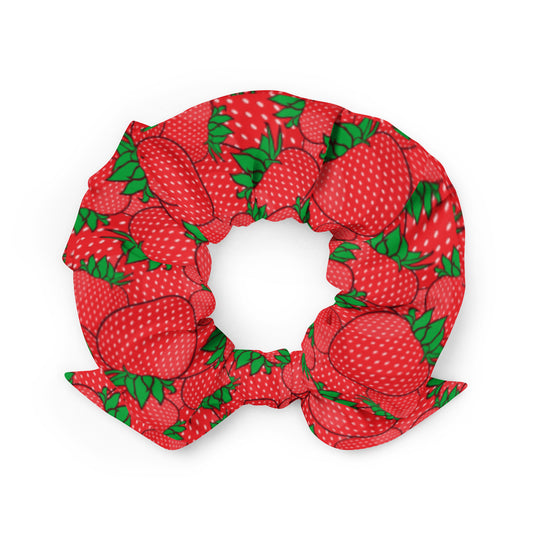STRAWBERRY RED Scrunchie