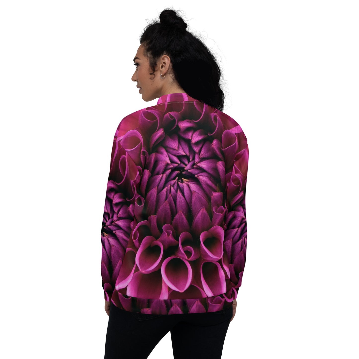 FLOWER BOUTIQUE- DELIAH PINK THEME  Bomber Jacket