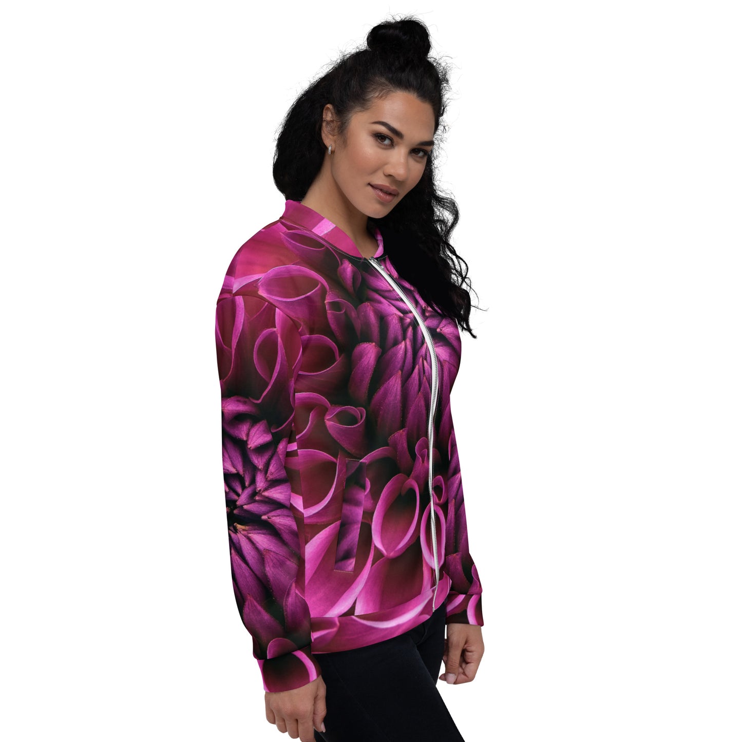 FLOWER BOUTIQUE- DELIAH PINK THEME  Bomber Jacket
