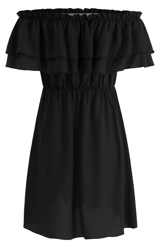 Ladies spring and summer fashion sexy one shoulder dress