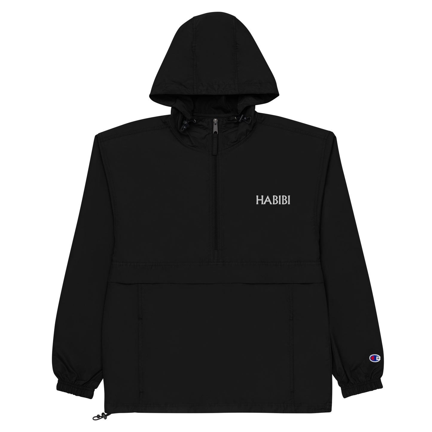 HABIBI Embroidered Champion Packable Jacket