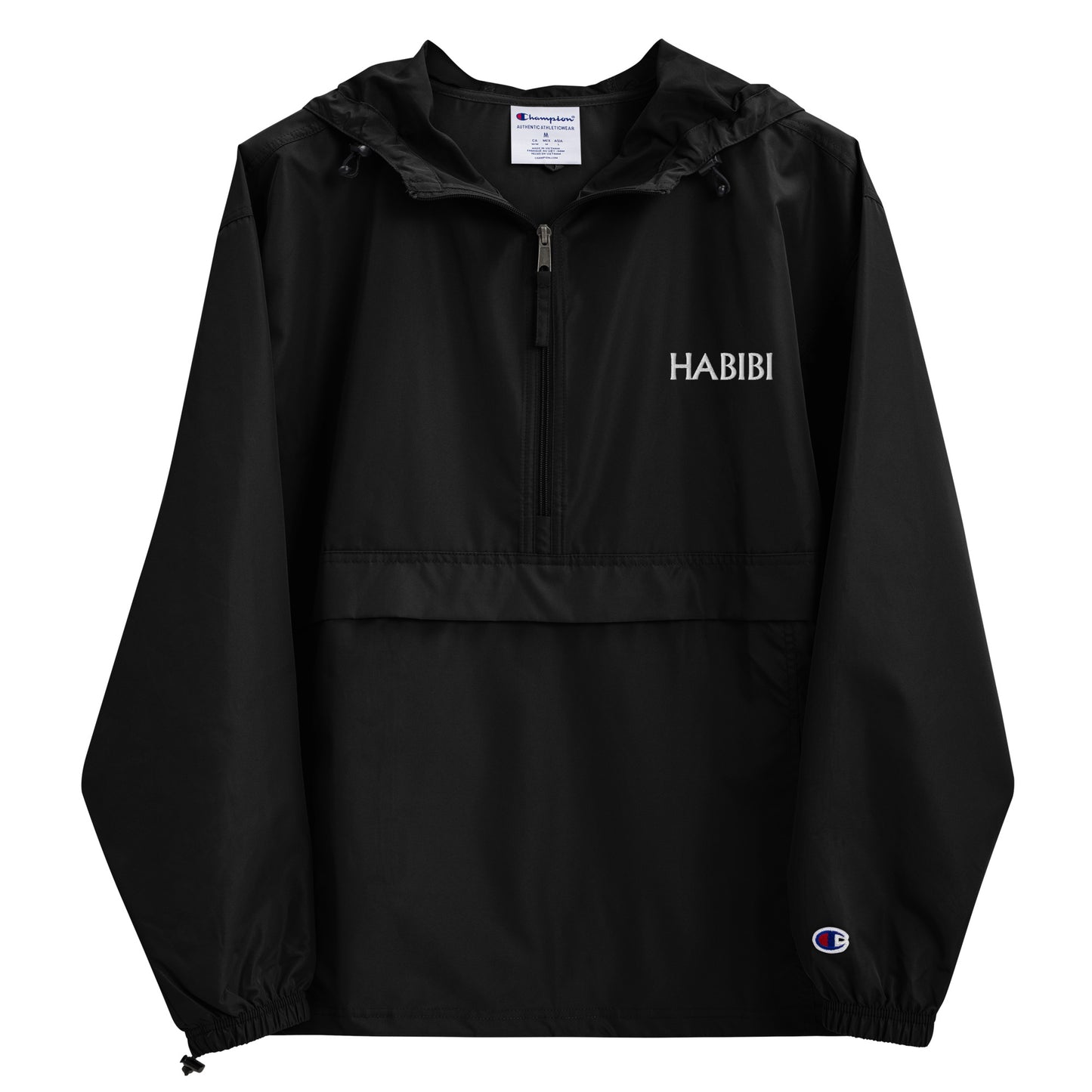 HABIBI Embroidered Champion Packable Jacket