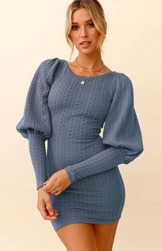 Sexy Slim Fit Autumn And Winter Knitted Skirt