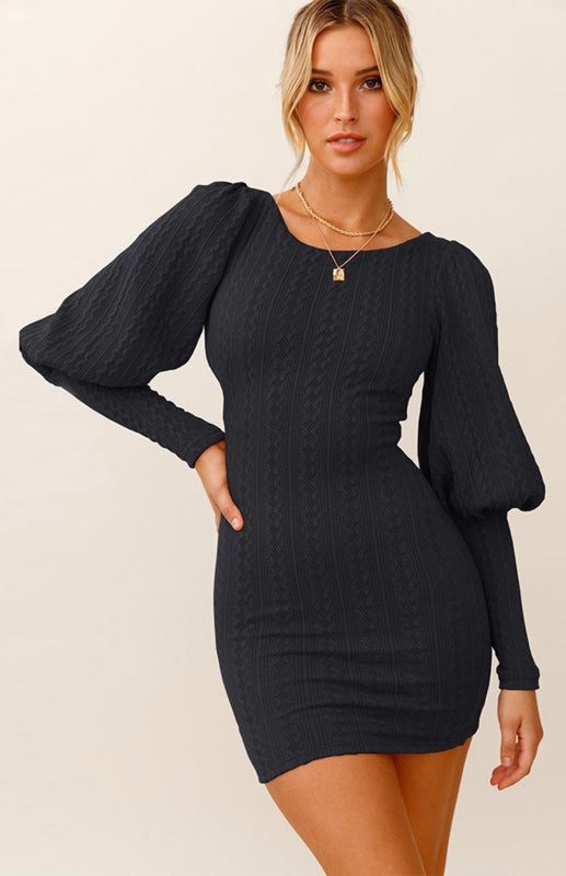 Sexy Slim Fit Autumn And Winter Knitted Skirt