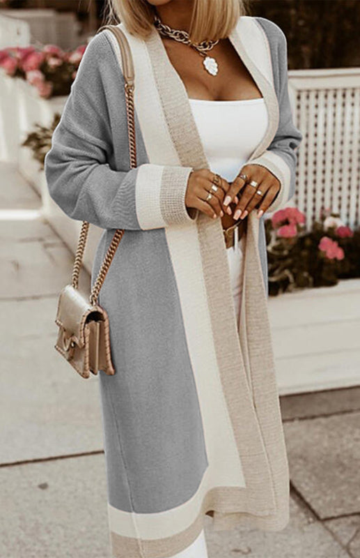 Warm Knitted Cardigan In Autumn And Winter