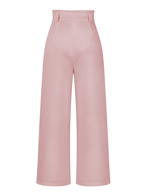 Women's Casual Loose Straight Fit Elegant Trousers