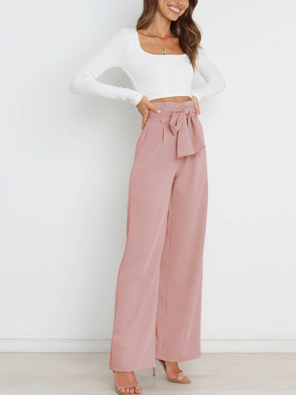 Women's Casual Loose Straight Fit Elegant Trousers