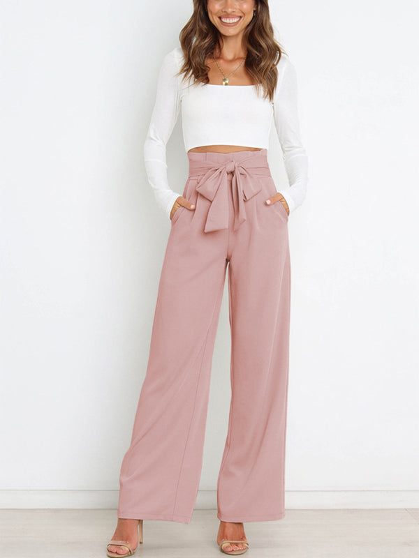 Women's Casual Loose Straight Fit Elegant Trousers