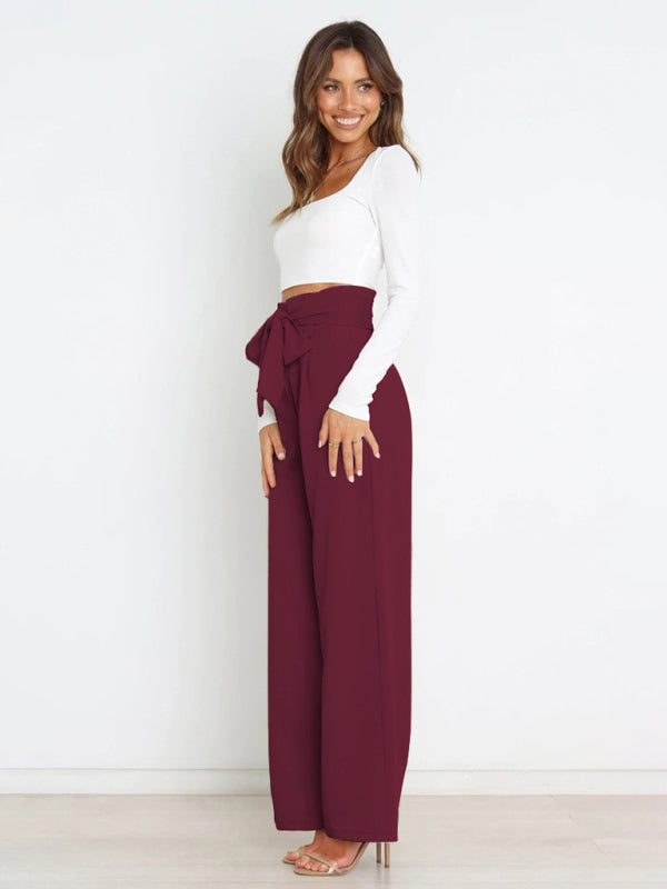 Women's Casual Loose Straight Fit Elegant Trousers