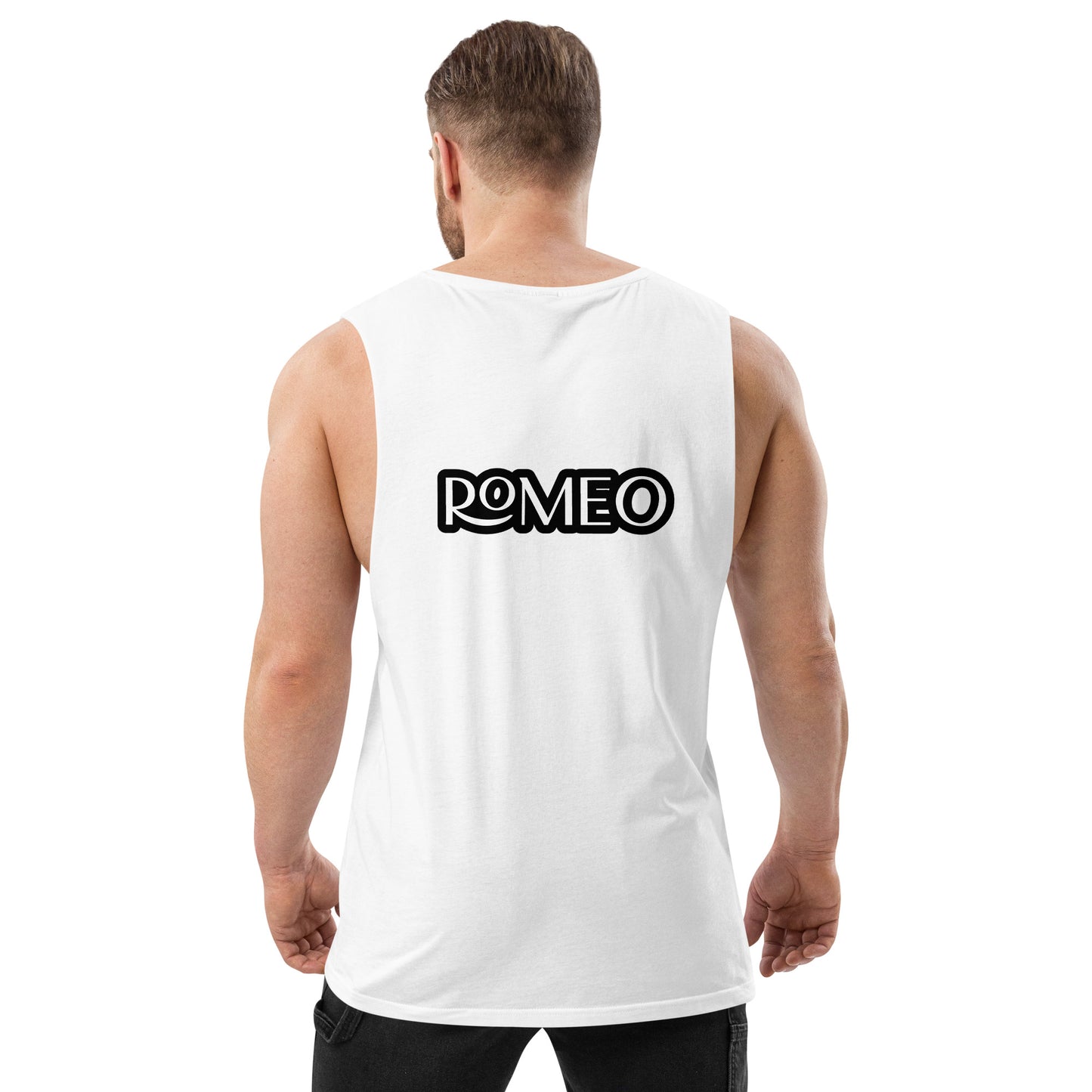 ROMEO Men’s drop arm tank top