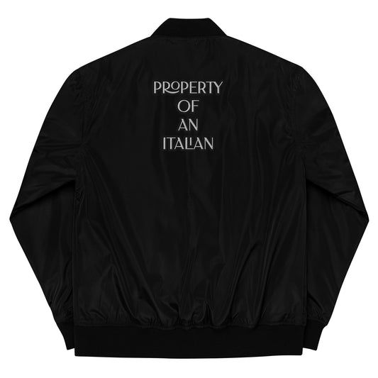 PROPERTY OF AN ITALIAN Premium recycled bomber jacket