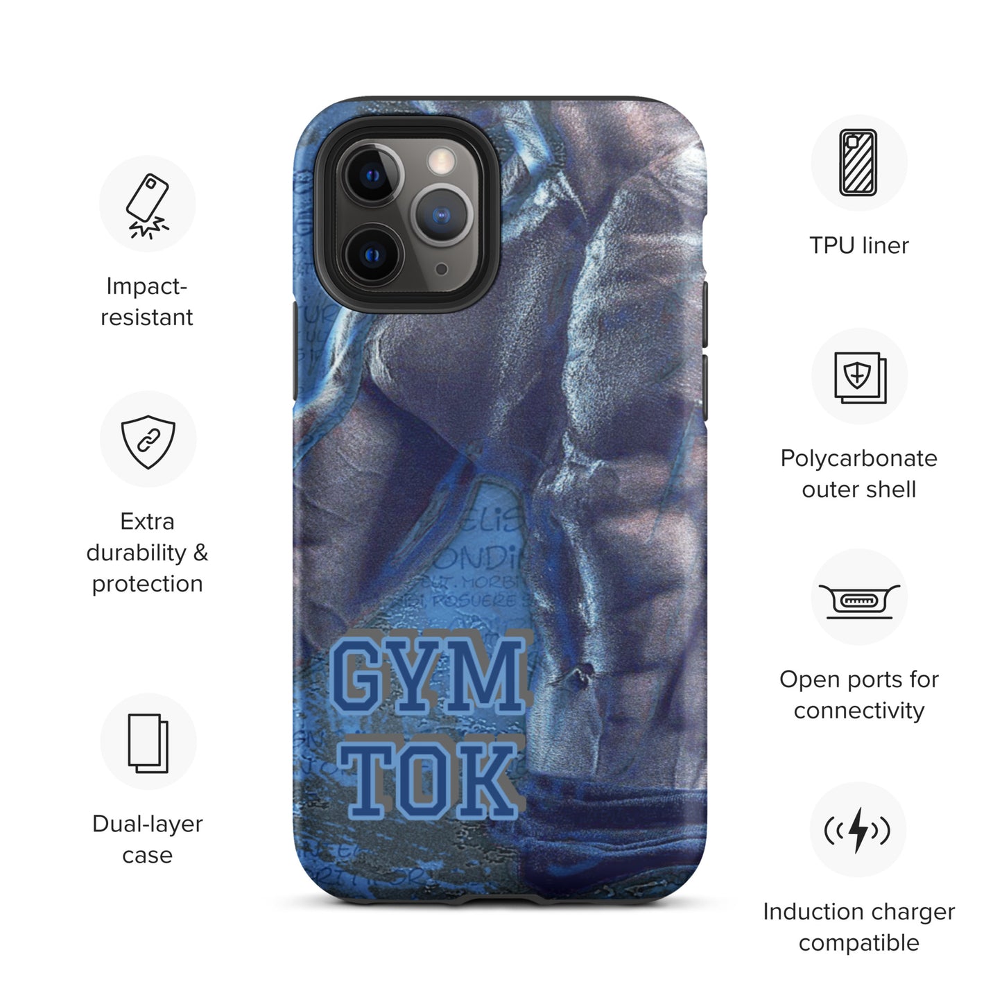 GYMTOK----Tough iPhone case