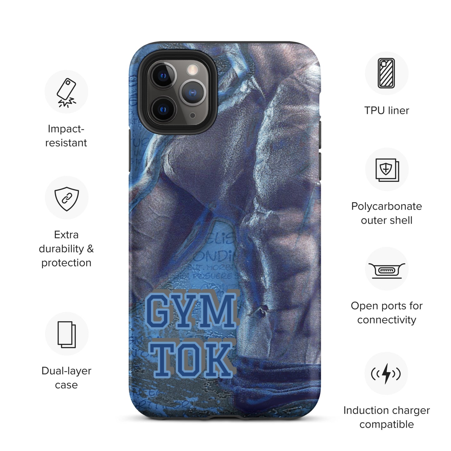GYMTOK----Tough iPhone case
