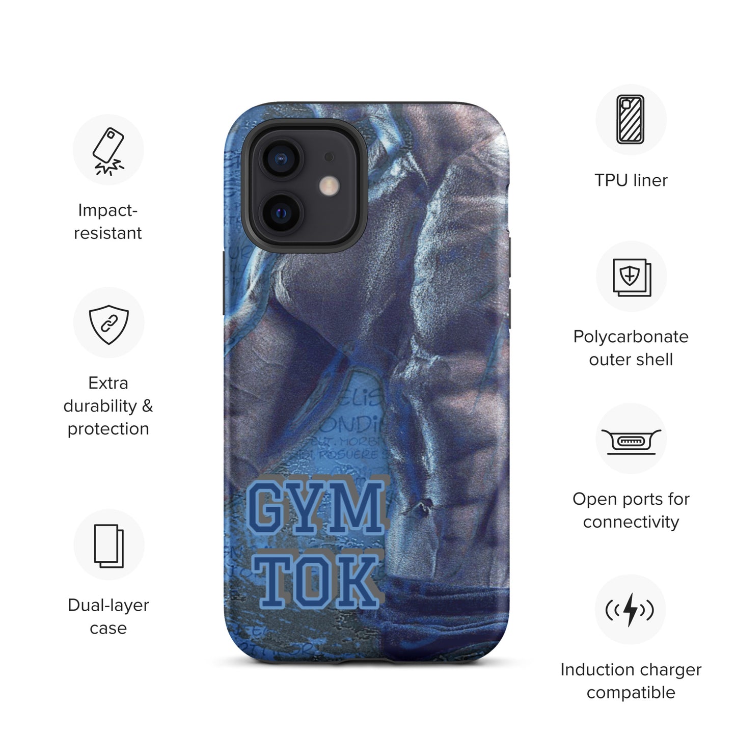 GYMTOK----Tough iPhone case