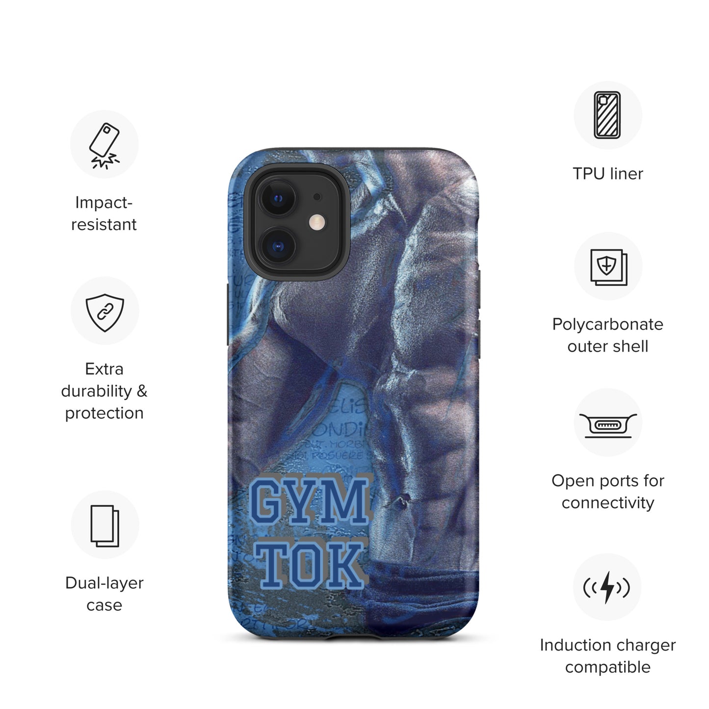 GYMTOK----Tough iPhone case