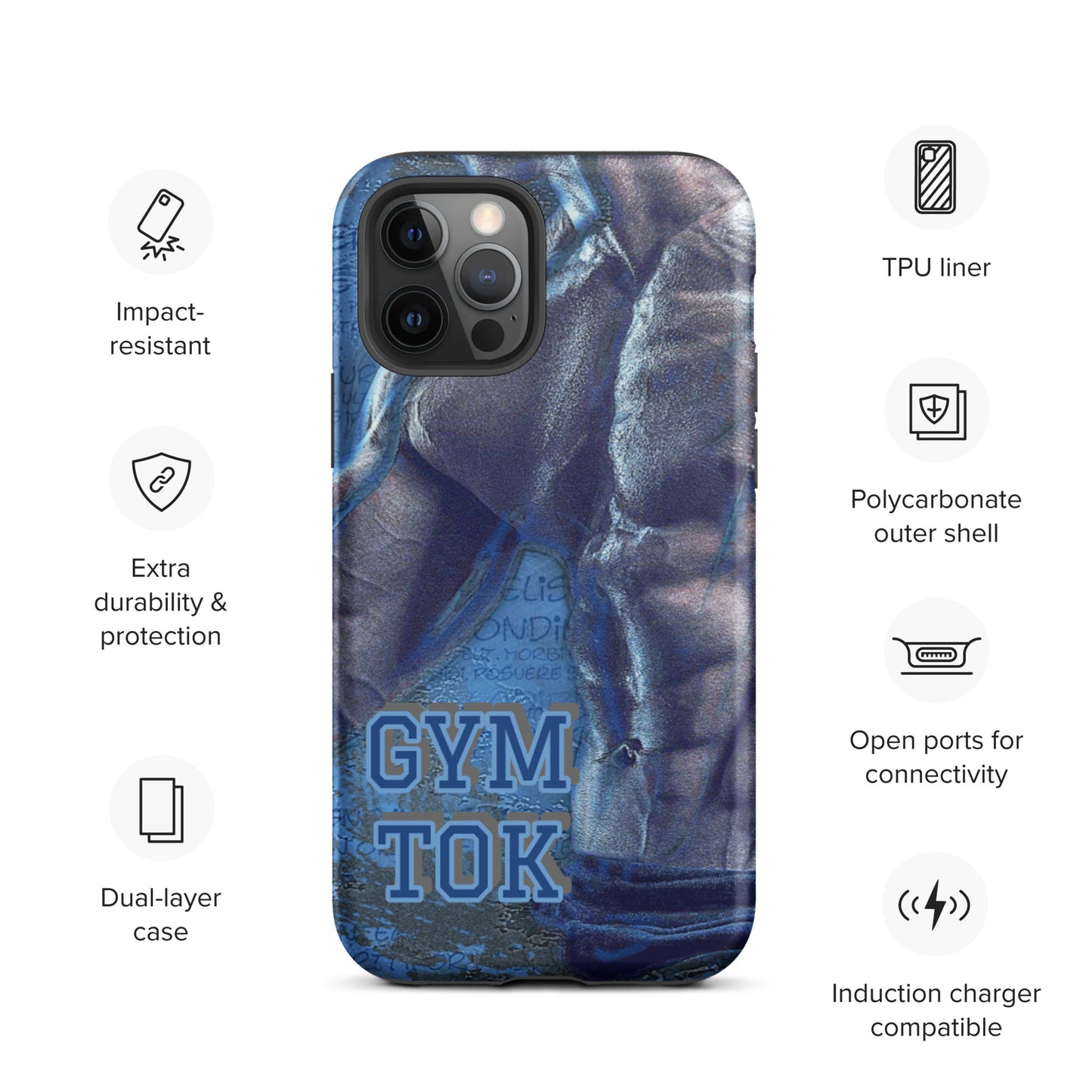 GYMTOK----Tough iPhone case