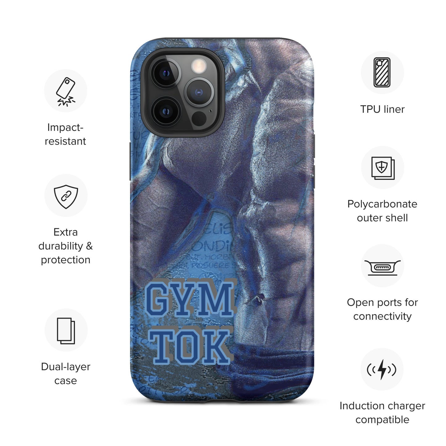 GYMTOK----Tough iPhone case