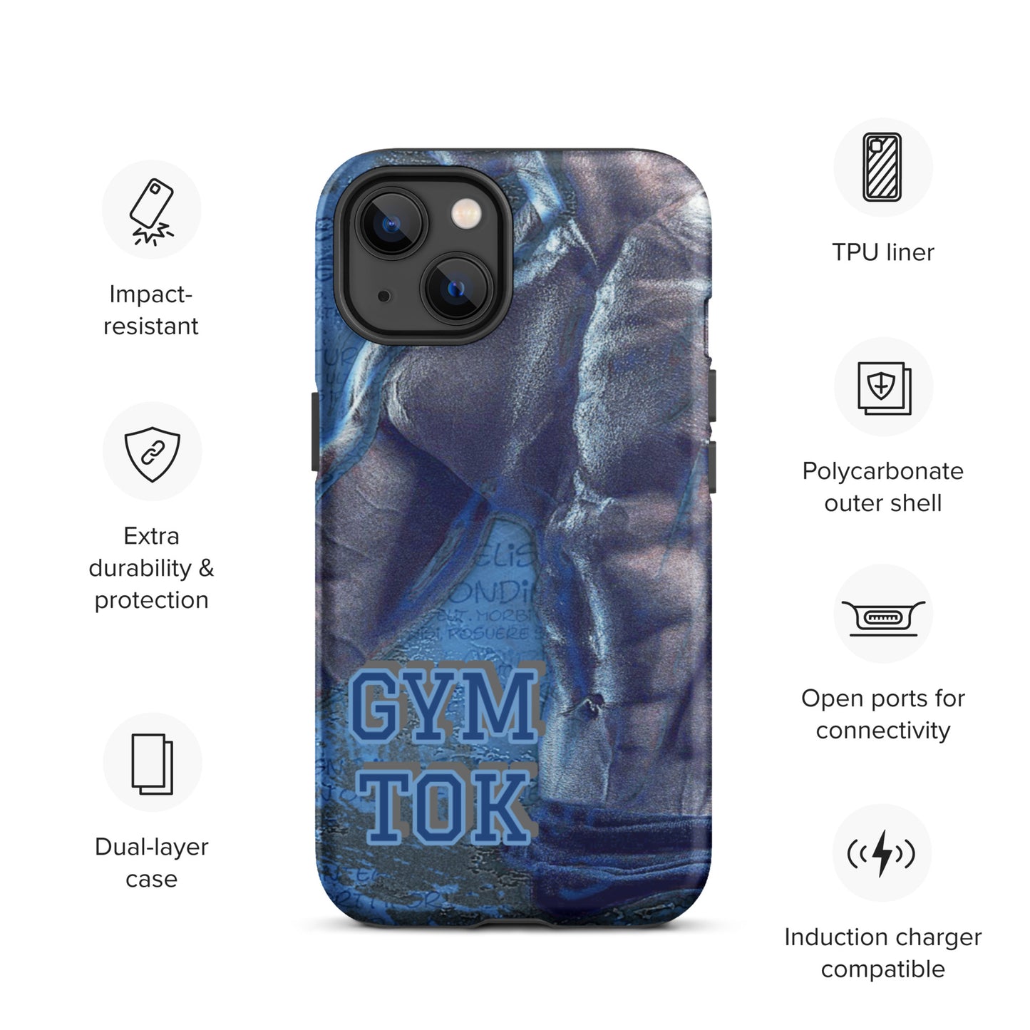 GYMTOK----Tough iPhone case
