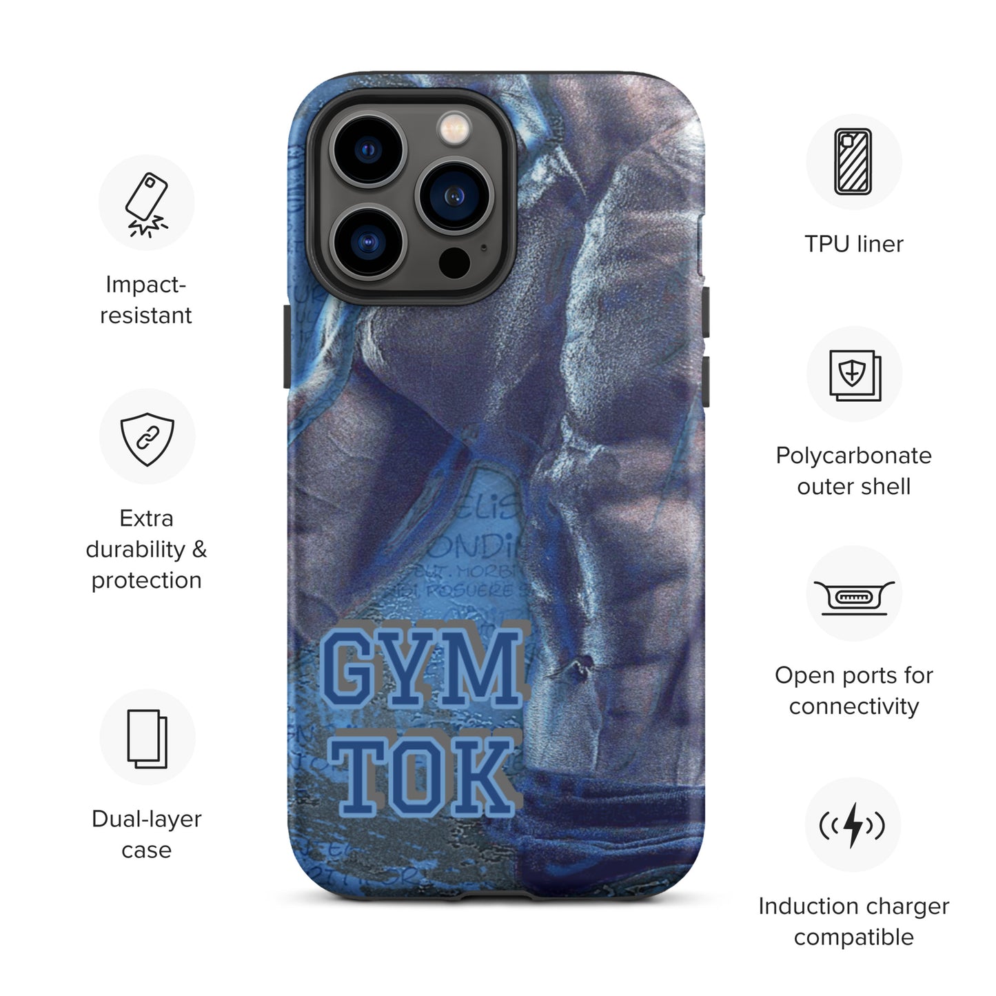 GYMTOK----Tough iPhone case