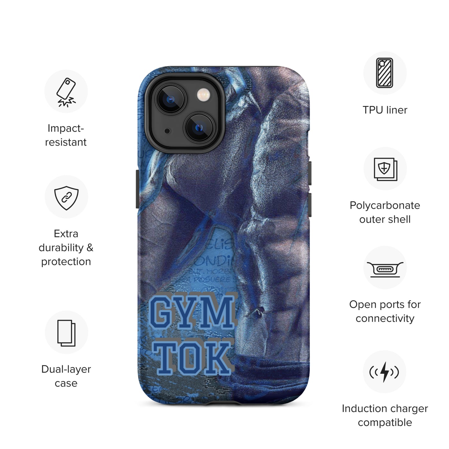 GYMTOK----Tough iPhone case