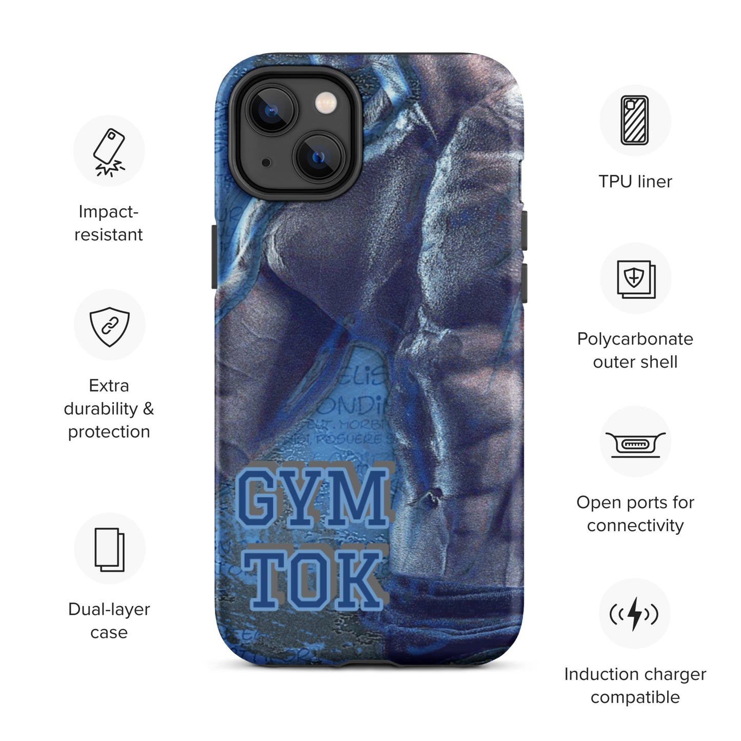GYMTOK----Tough iPhone case