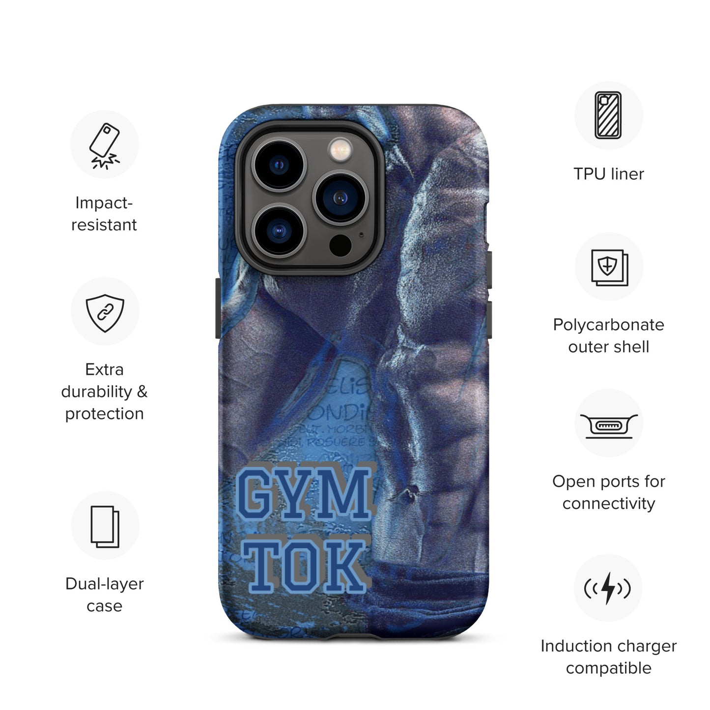 GYMTOK----Tough iPhone case