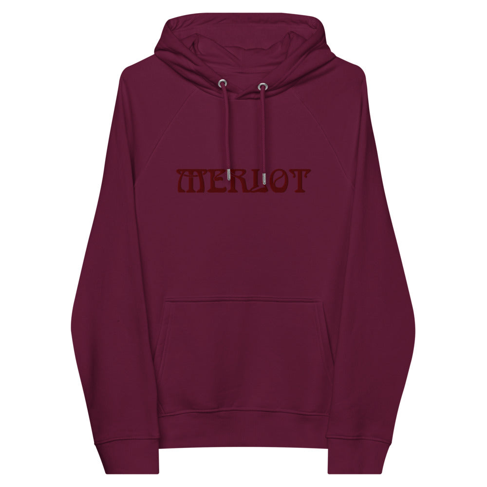 MERLOT-Unisex eco raglan hoodie