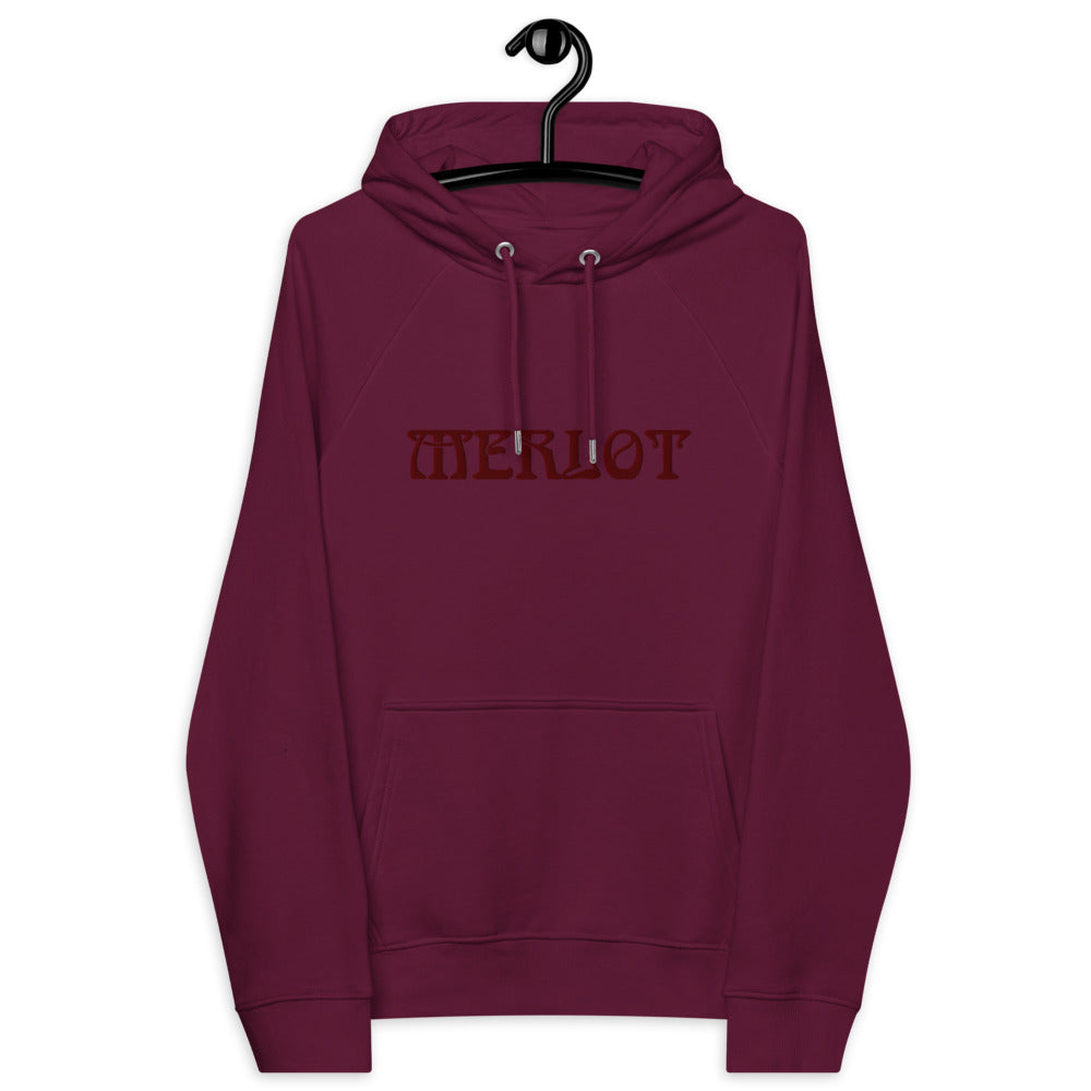MERLOT-Unisex eco raglan hoodie