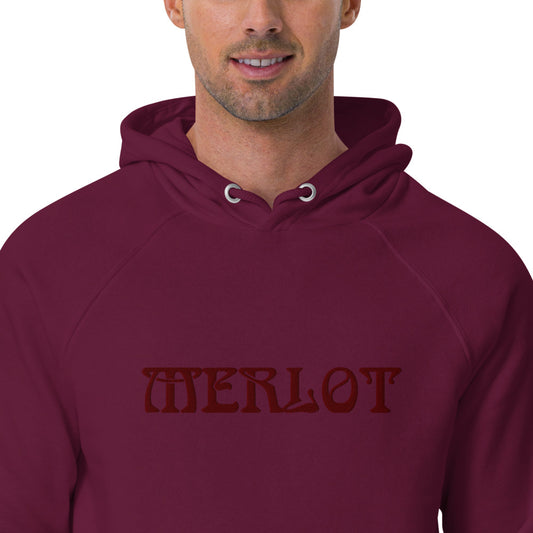 MERLOT-Unisex eco raglan hoodie