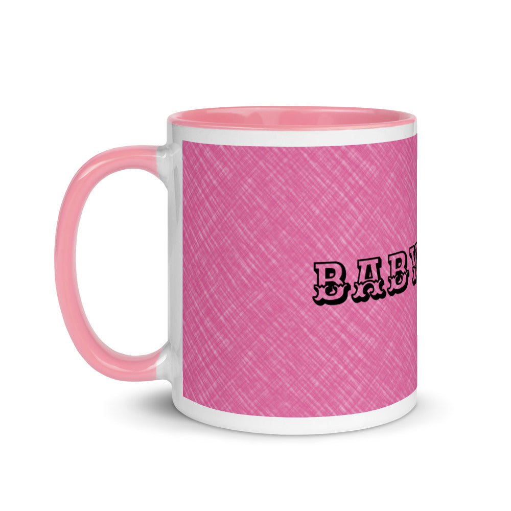 BABY DOLL PINK INSIDE AND OUTSIDE Mug with PINK  Color Inside