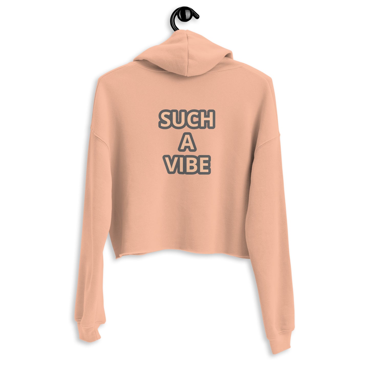 SUCH A VIBE-Crop Hoodie